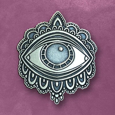 Custom Antique Sandblasted Pins, Vintage Finish — variant style example