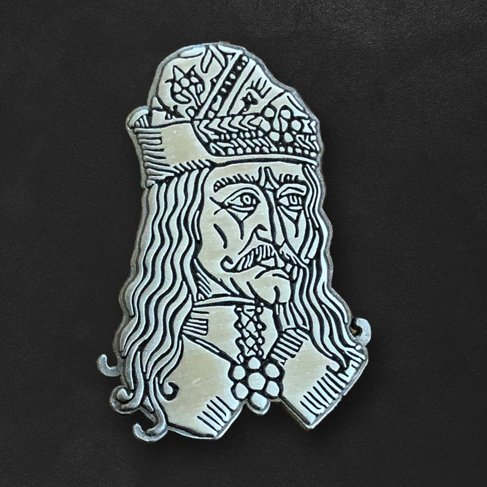 Custom Antique Sandblasted Pins, Vintage Finish — customer order example