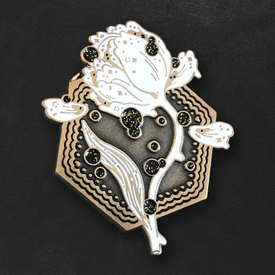Custom Antique Sandblasted Pins, Vintage Finish — scale and sizing reference