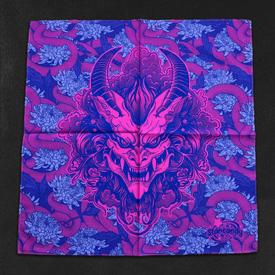 Custom Bandana Example Set, 4 Fabric Weights — close-up detail view
