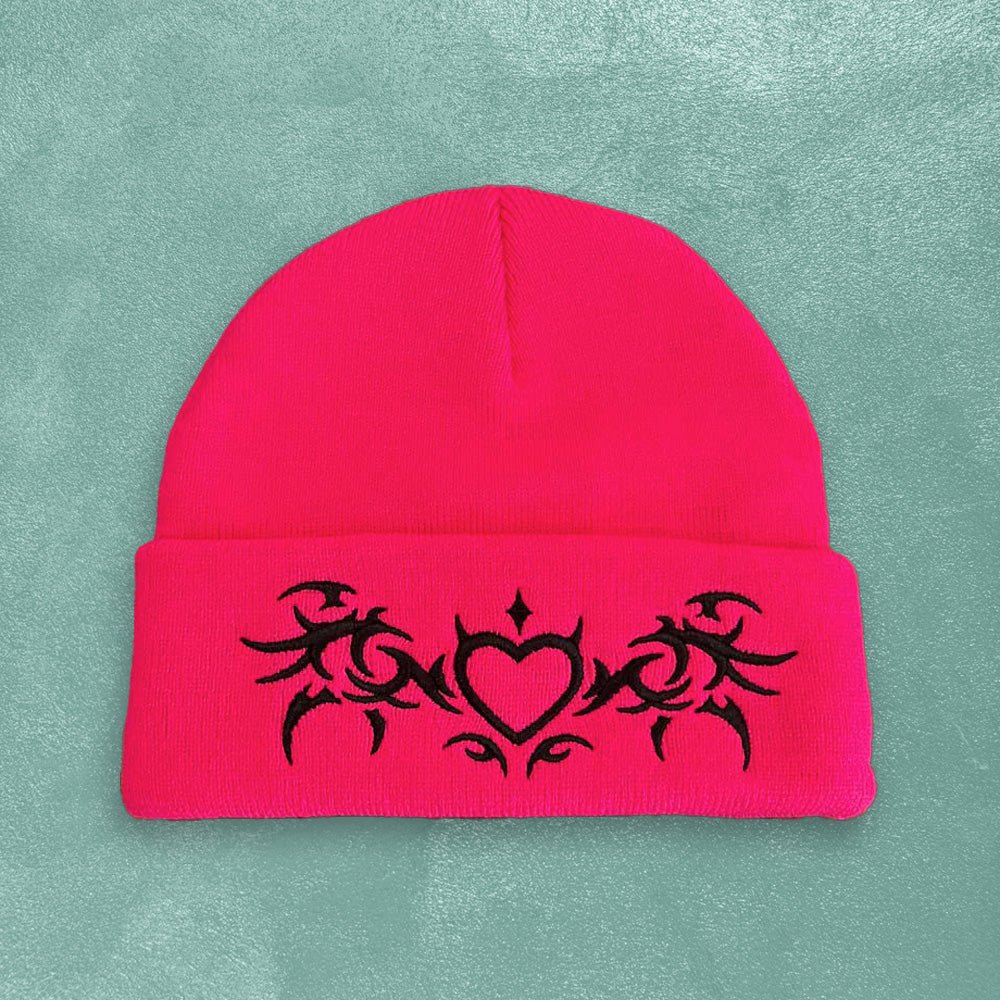 Custom Embroidered Beanies, Personalized Design — scale and sizing reference