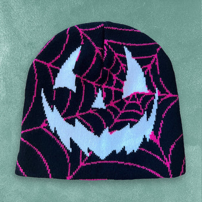 Custom Woven Jacquard Beanies, Pixelated Designs — color and finish variations