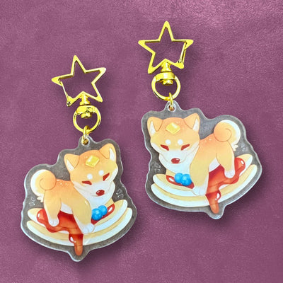 Custom Acrylic Charms, Two-Sided Print — finish and texture detail