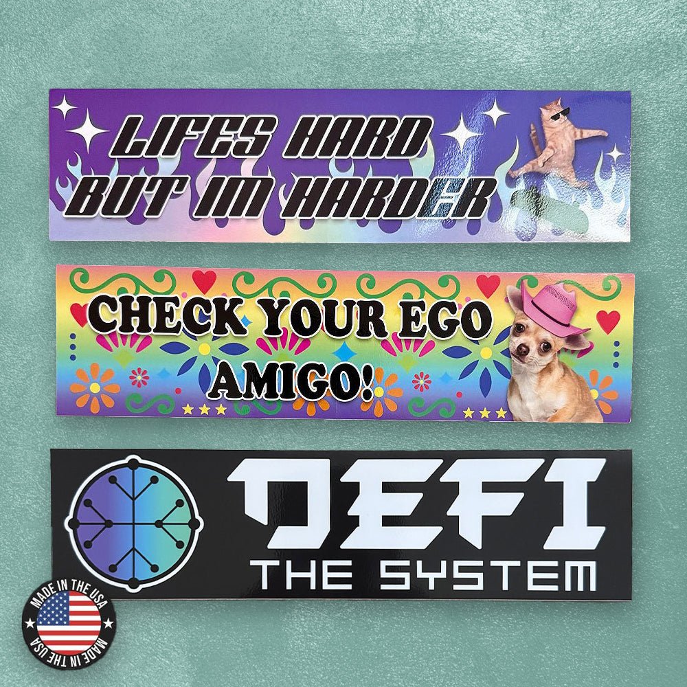 Custom Bumper Stickers and Magnets, Made in USA - Alchemy Merch
