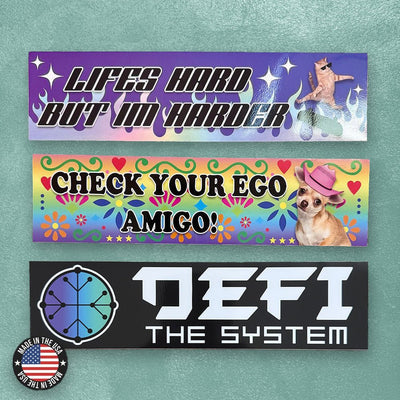 Custom Bumper Stickers and Magnets, Made in USA - Alchemy Merch