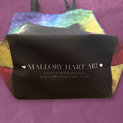 Custom Flat-Bottom Tote Bags, Sublimated Full Color 