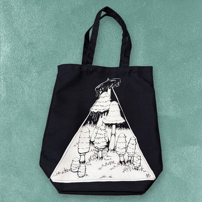 Custom Flat-Bottom Tote Bags, Sublimated Full Color