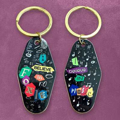 Custom Metal Motel Keychains, UV Printed