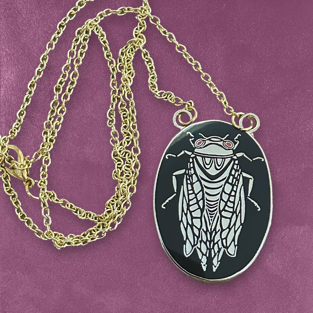 Custom Hard Enamel Necklaces, Gold or Silver Chain — scale and sizing reference