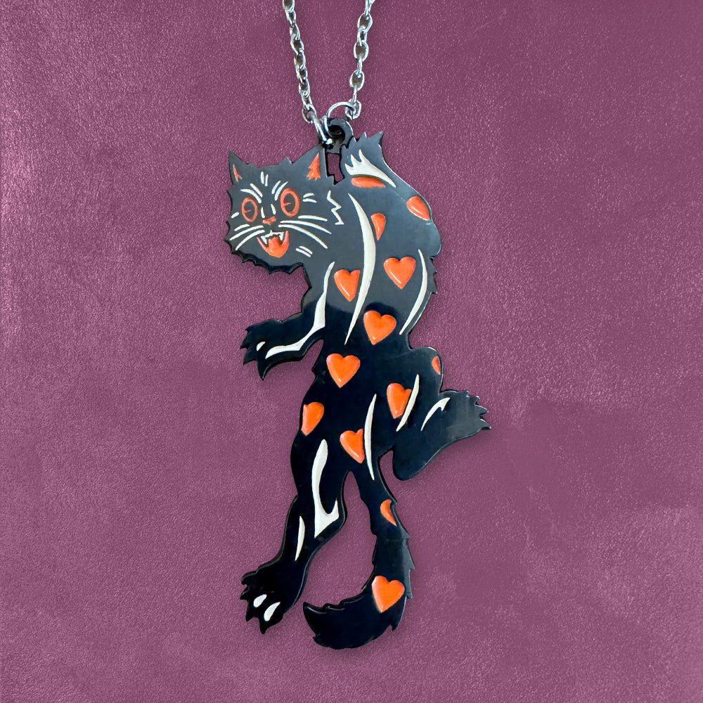 Custom Soft Enamel Necklaces, Gold or Silver Chain — color and finish variations