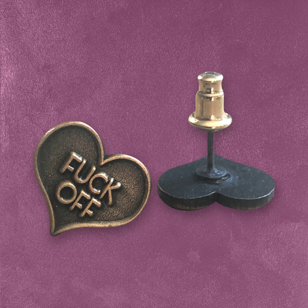 Custom Soft Enamel Earrings, Tactile Texture — production sample