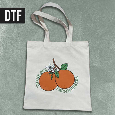 Custom Tote Bags, Screen Printed or DTF 