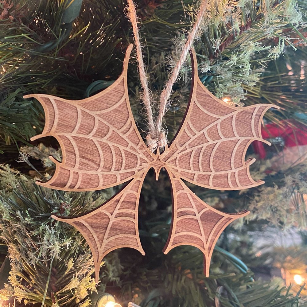 Custom Wooden Ornaments, Made in USA, Sustainable Cherry