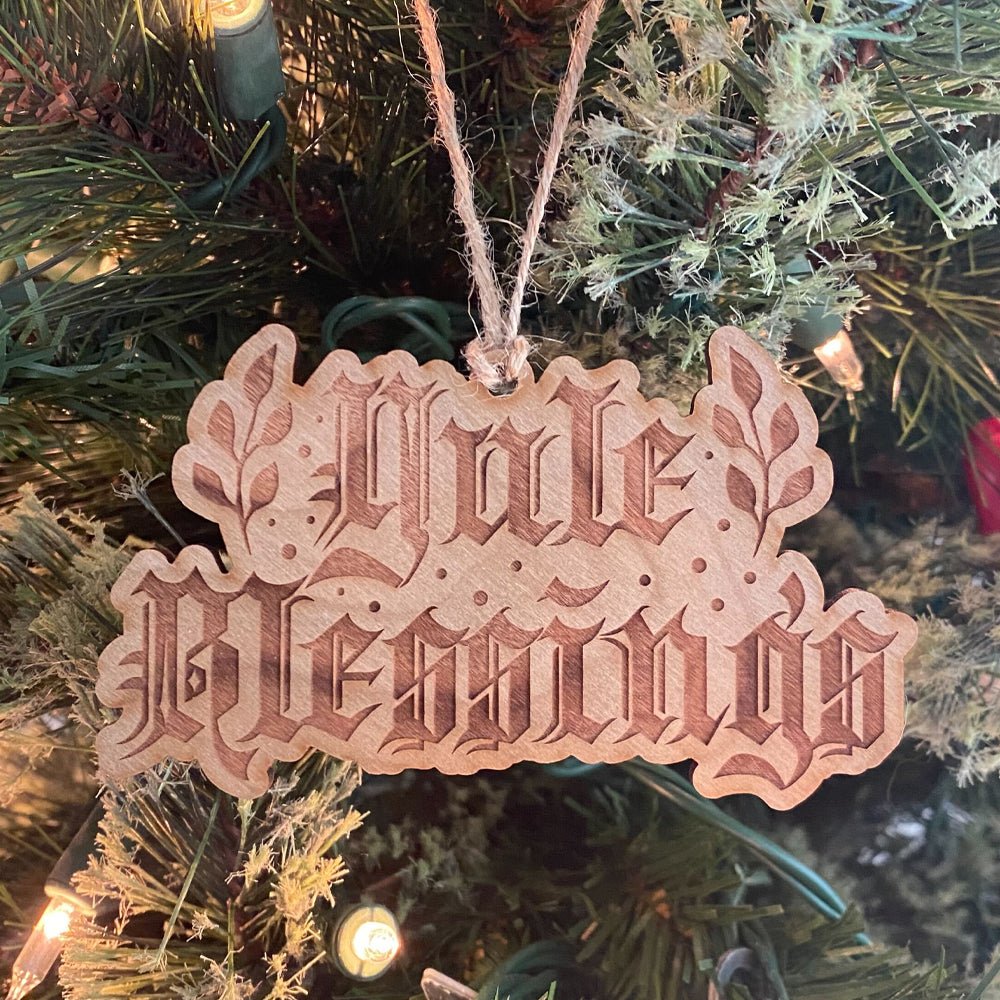 Custom Wooden Ornaments, Made in USA, Sustainable Cherry