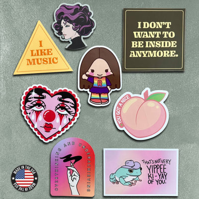 Custom Die-Cut Vinyl Stickers, Made in USA
