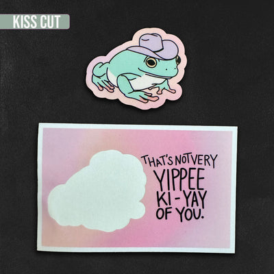 Custom Die-Cut Vinyl Stickers, Made in USA — reverse side and backing detail