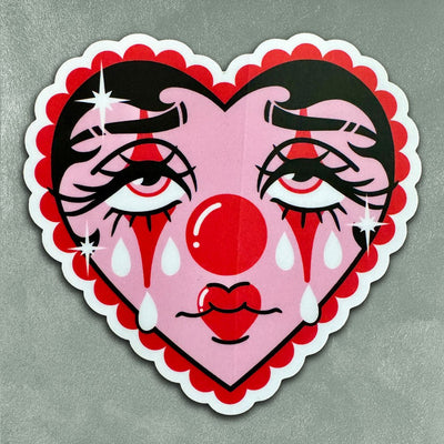 Custom Die-Cut Vinyl Stickers, Made in USA — close-up detail view