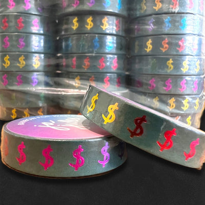 Custom Foil Washi Tape, Metallic Accents — packaging detail