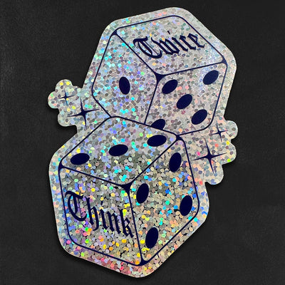 Custom Glitter Stickers, Made in USA — packaging detail