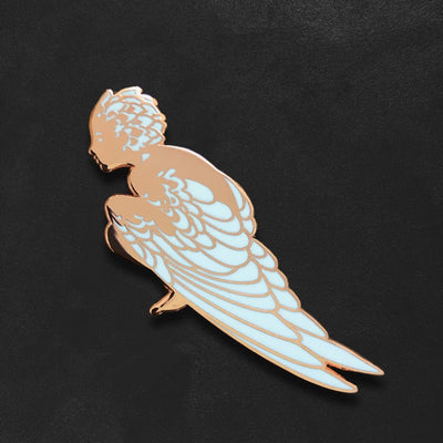 Custom Hard Enamel Pins — finish and texture detail