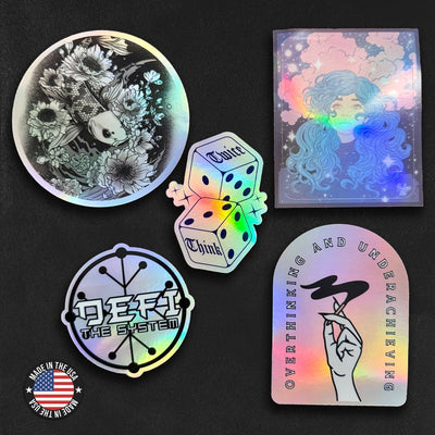 Custom Holographic Stickers, Made in USA