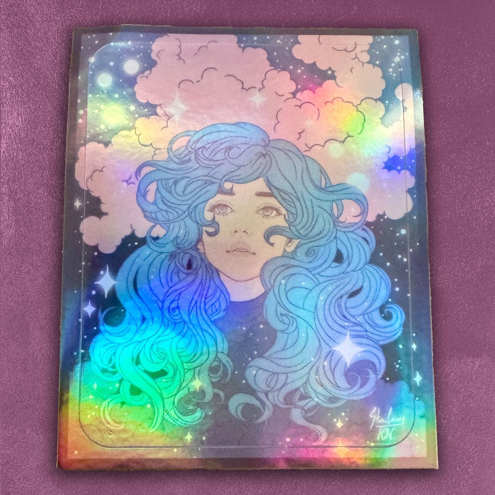 Custom Holographic Stickers, Made in USA — production sample