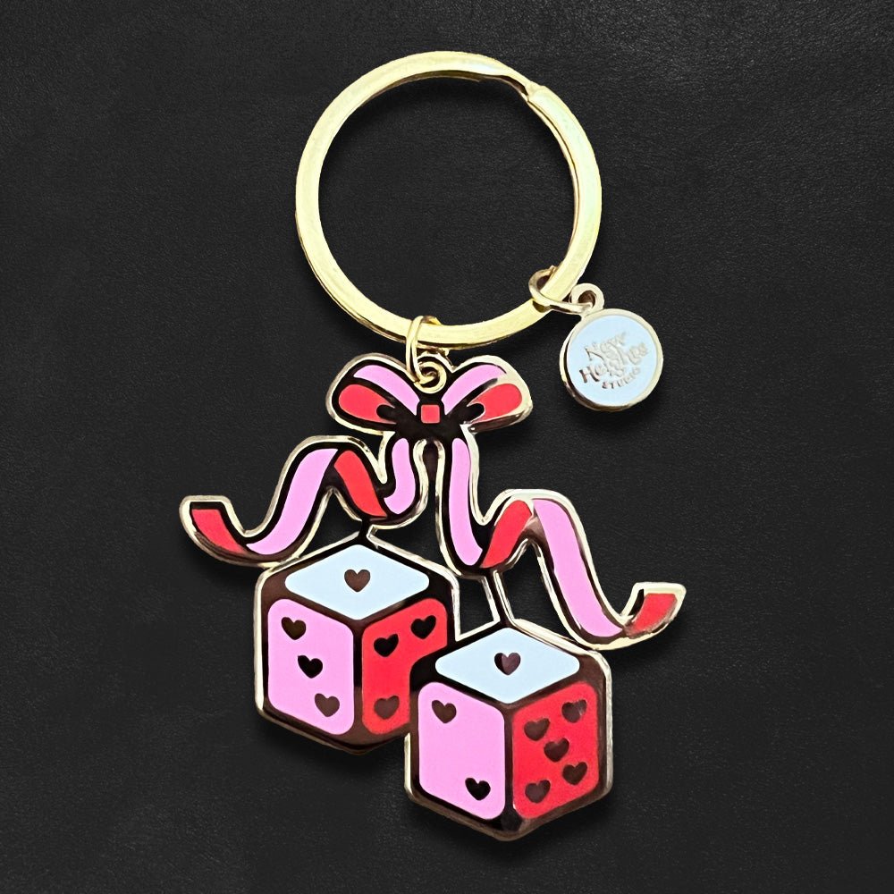 Custom Hard Enamel Keychains — variant style example