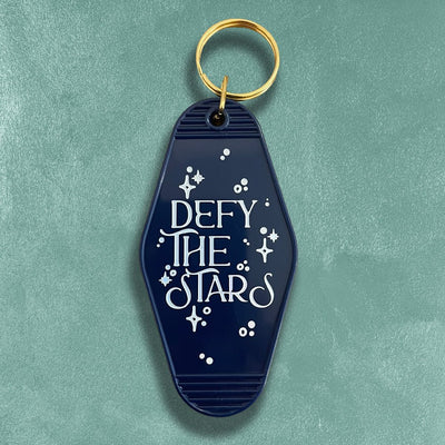 Custom Motel Keychains, Foil Embossed