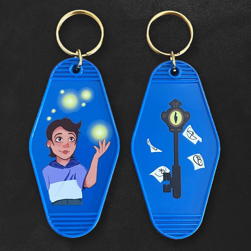 Custom Motel Keychains, UV Printed Full Color — variant style example