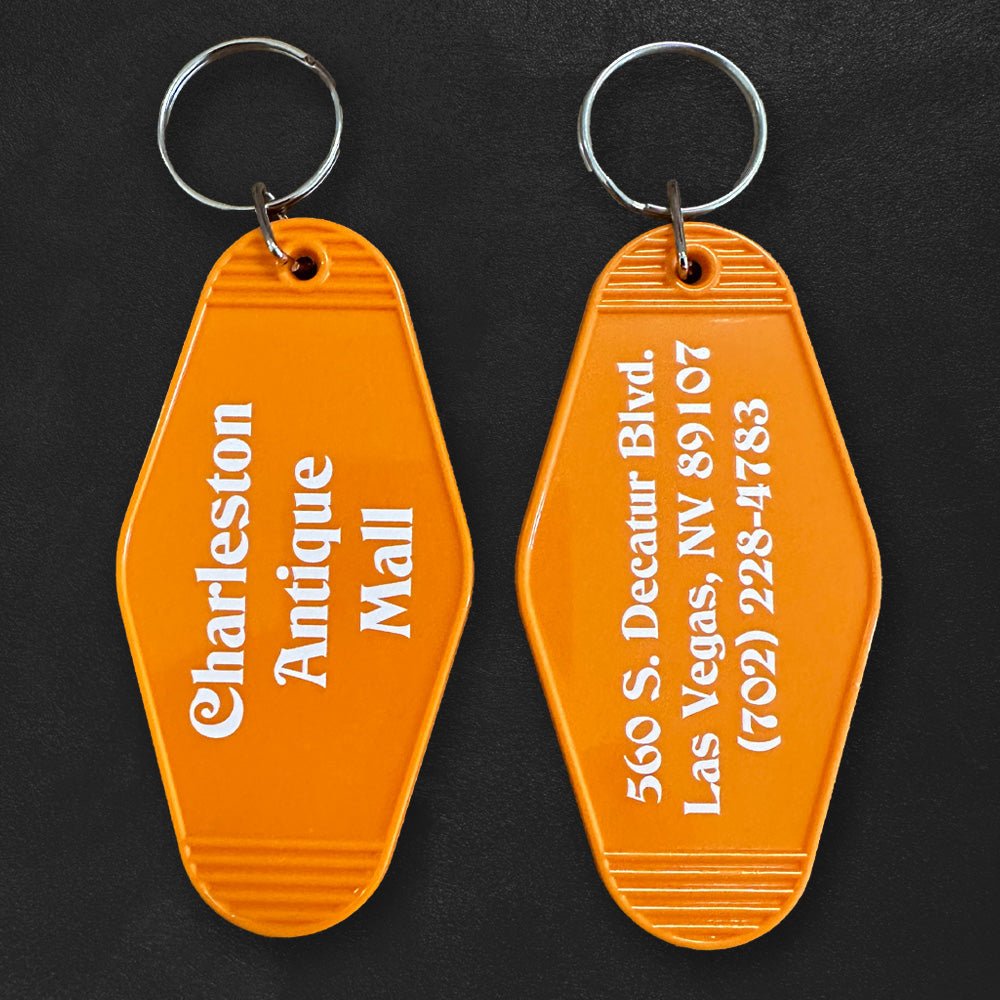 Custom Motel Keychains, UV Printed Full Color — full color print example