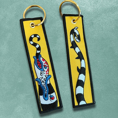 Custom Patch Keychains — packaging detail