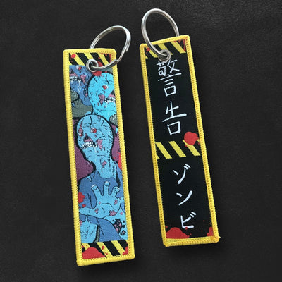 Custom Patch Keychains — branding and personalization example