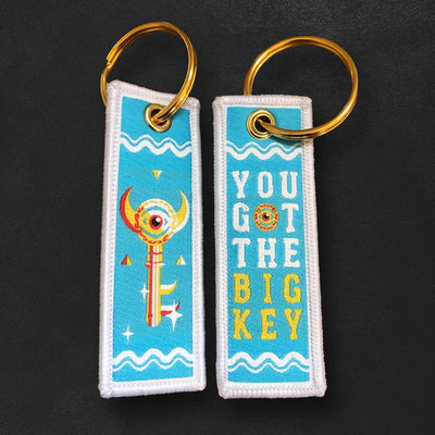 Custom Patch Keychains — finish and texture detail