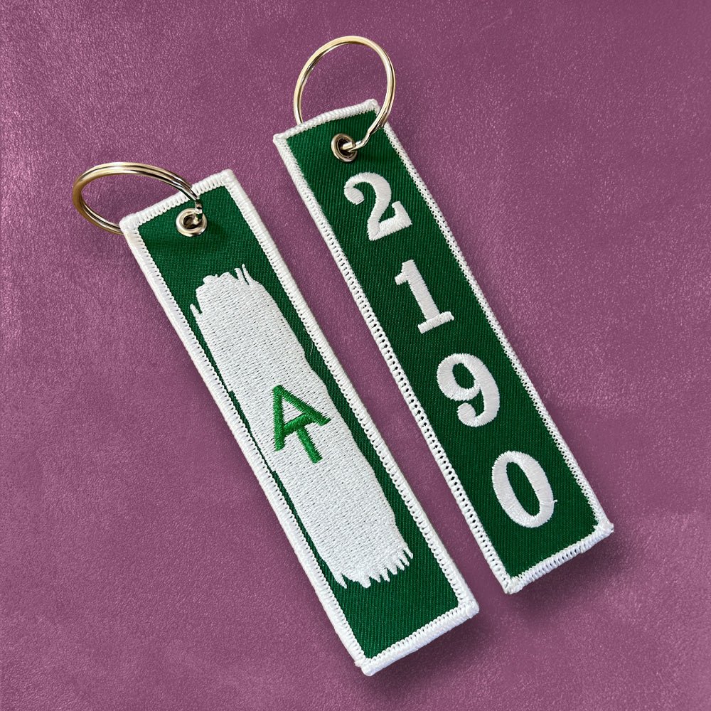 Custom Patch Keychains — mounting and display reference