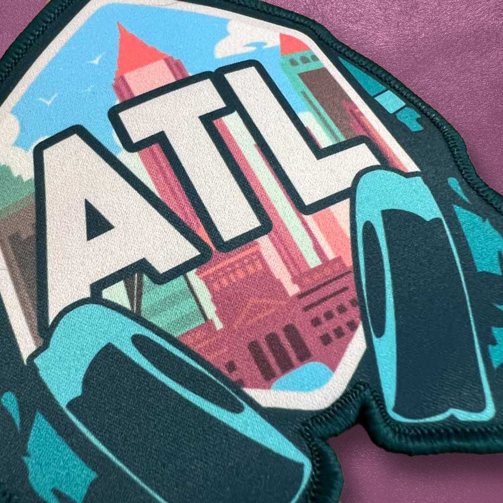 Custom Photo Transfer Patches, Full Color — finish and texture detail
