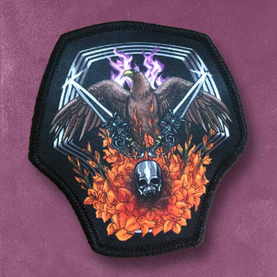 Custom Photo Transfer Patches, Full Color — scale and sizing reference