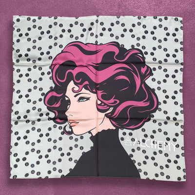 Custom Polyester Satin Scarves, Bandanas & Altar Cloths — full color print example