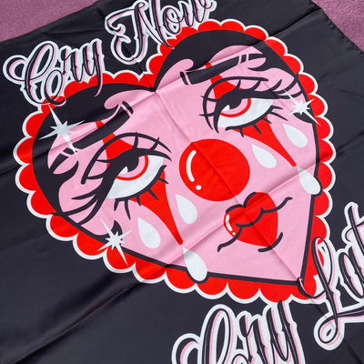 Custom Polyester Satin Scarves, Bandanas & Altar Cloths — color and finish variations