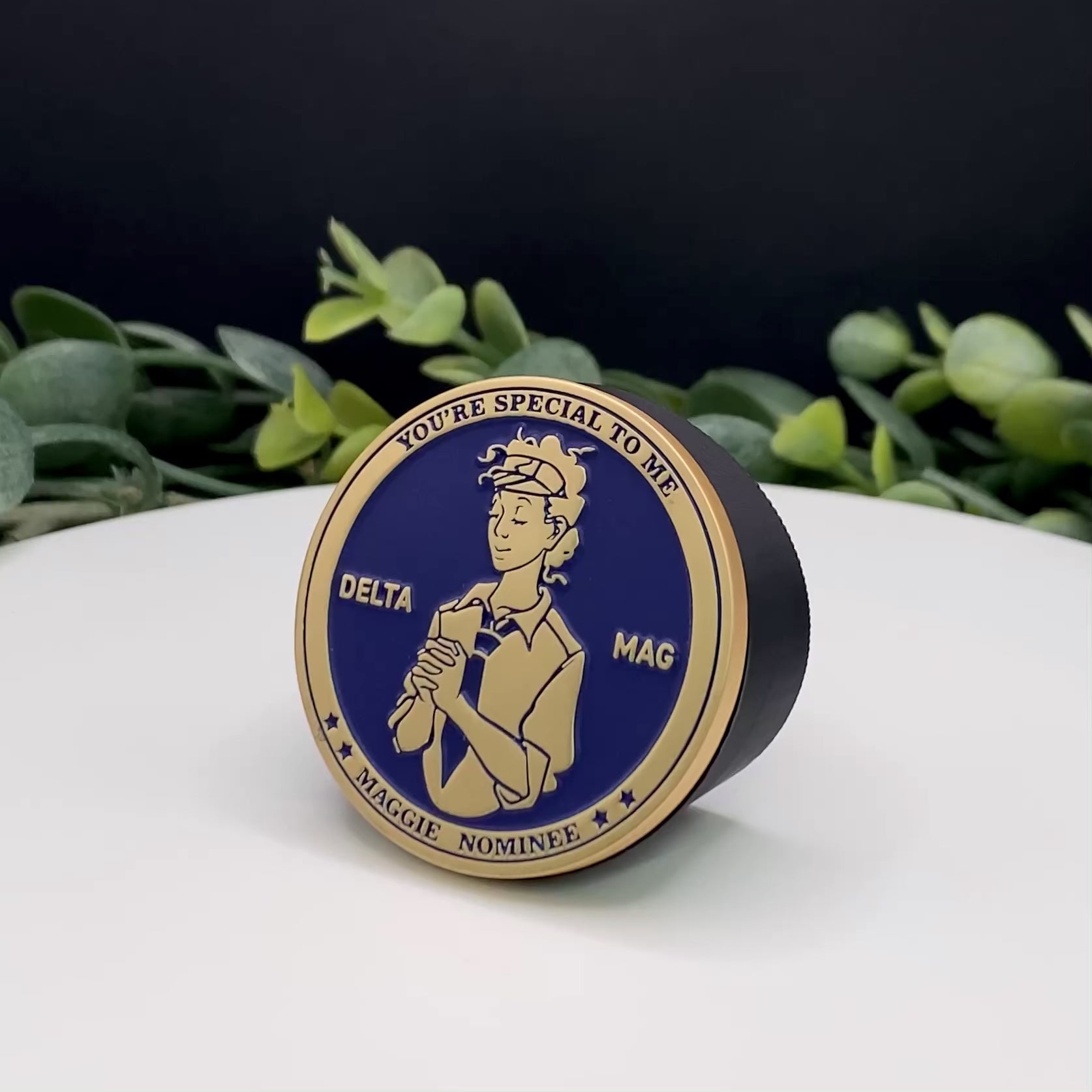 Load video: single sided coin
