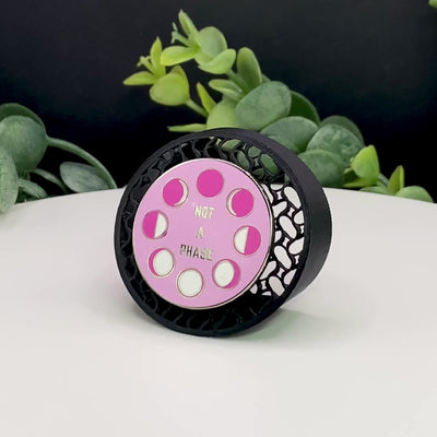 Custom needle minder for cross stitch
