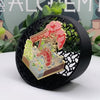 Hard enamel custom pin buffed flat to a jewelry-quality finish