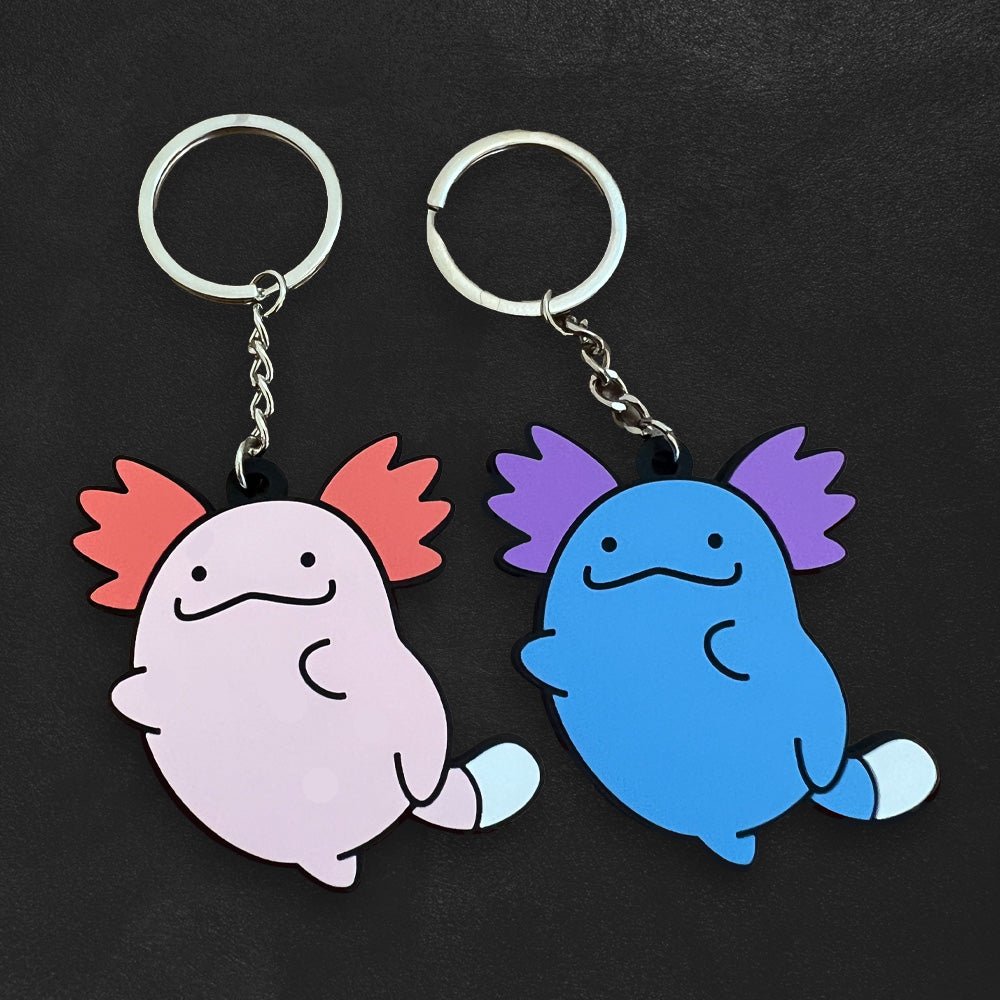 Custom PVC Keychains, 2D and 3D — scale and sizing reference