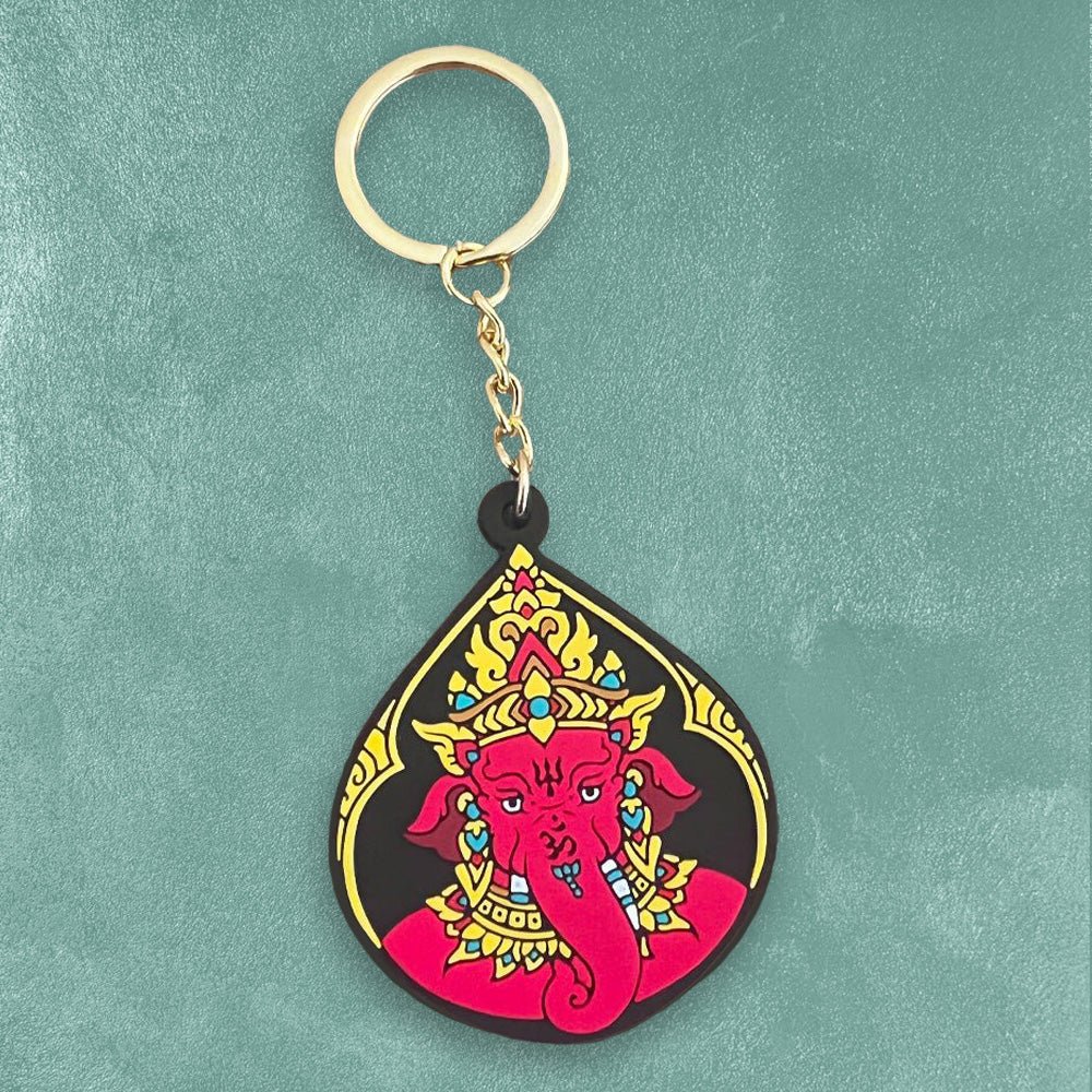 Custom PVC Keychains, 2D and 3D — reverse side and backing detail