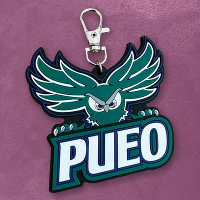 Custom PVC Keychains, 2D and 3D — full color print example