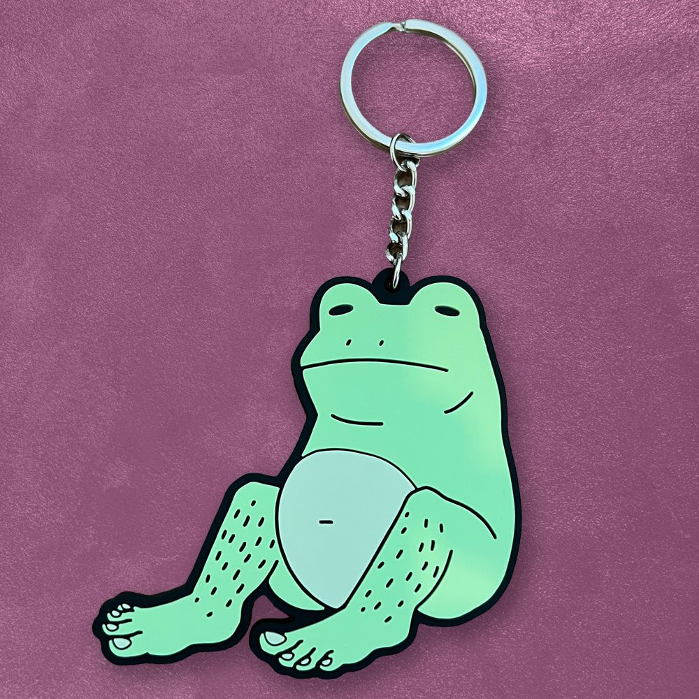 Custom PVC Keychains, 2D and 3D — color and finish variations