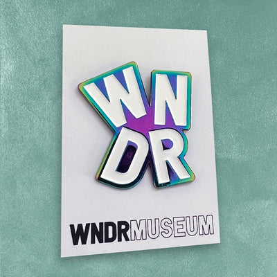 Custom Anodized Rainbow Plated Soft Enamel Pins — reverse side and backing detail