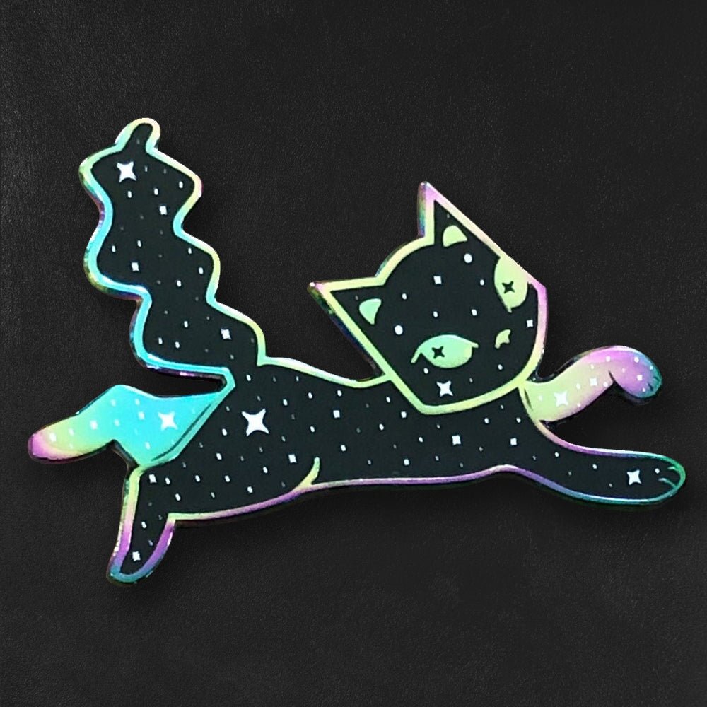 Custom Anodized Rainbow Plated Soft Enamel Pins — mounting and display reference