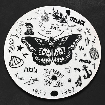 Custom Double-Sided Screen Printed Vinyl Record Slip Mats