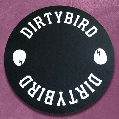 Custom Screen Printed Vinyl Record Slip Mats — production sample