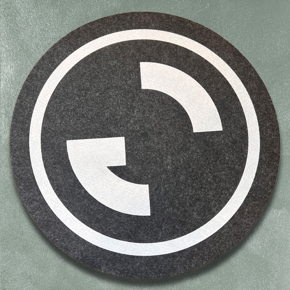Custom Screen Printed Vinyl Record Slip Mats — packaging detail